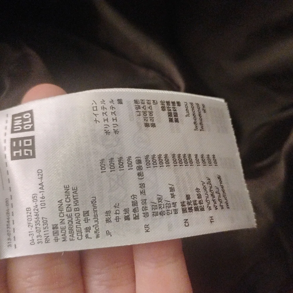 Uniqlo gently used